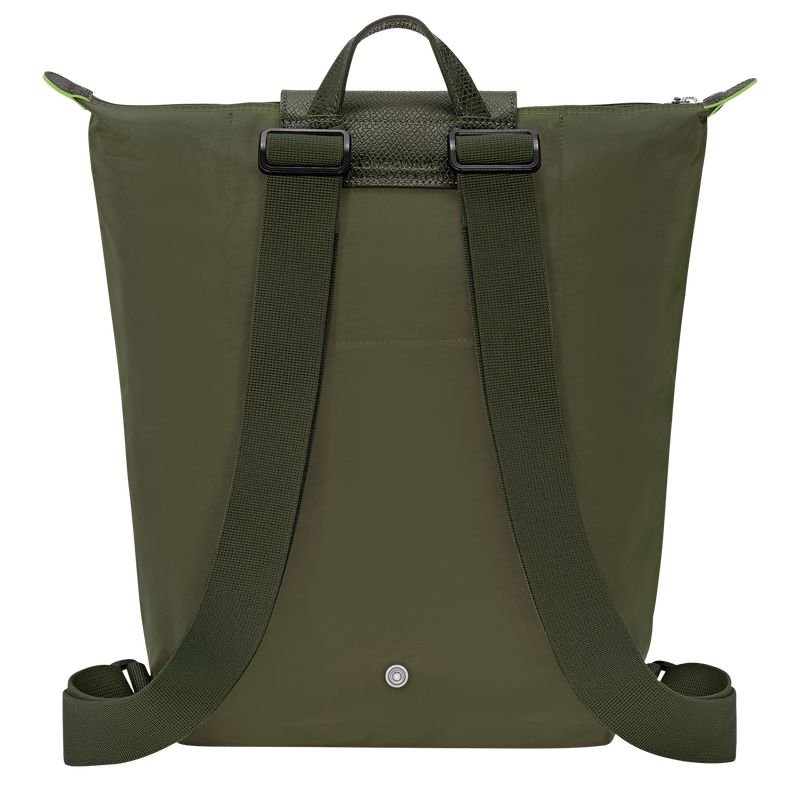 Dark Green Longchamp Le Pliage Green M Women Backpack | Ksa-849DREHZS