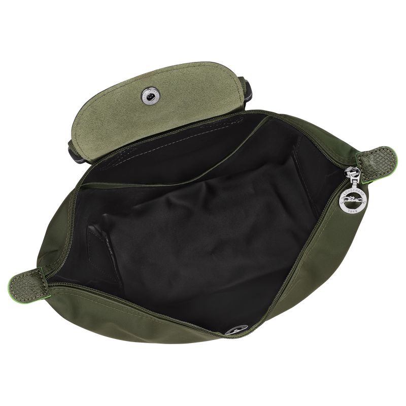 Dark Green Longchamp Le Pliage Green M Women Backpack | Ksa-849DREHZS