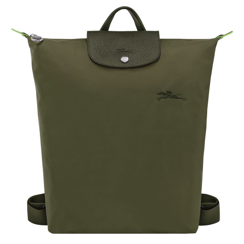 Dark Green Longchamp Le Pliage Green M Women Backpack | Ksa-849DREHZS