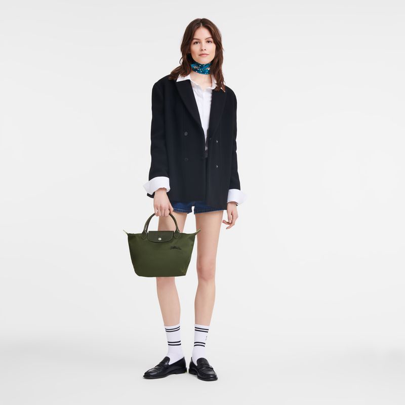 Dark Green Longchamp Le Pliage Green S Women Handbag | Ksa-153OFIRCT