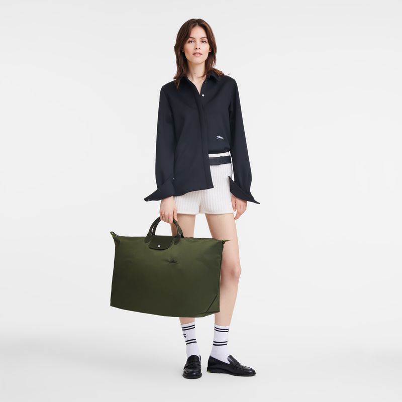 Dark Green Longchamp Le Pliage Green Xl Women Travel Bag | Ksa-459OKGSTB
