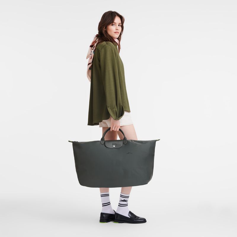 Dark Grey Longchamp Le Pliage Green Xl Men Travel Bag | Ksa-572ZKGRFU