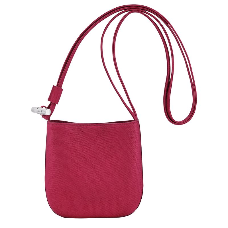 Dark Pink Longchamp Le Roseau S Women Crossbody Bag | Ksa-634RLQSMV