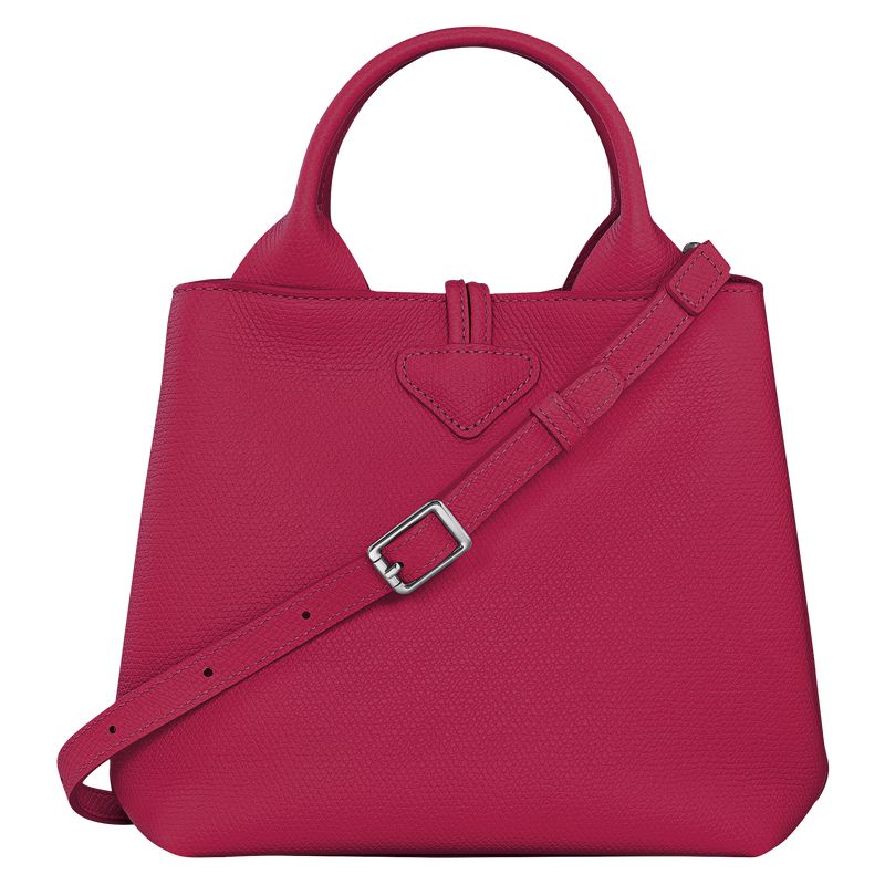 Dark Pink Longchamp Le Roseau S Women Handbag | Ksa-607BJYEGA