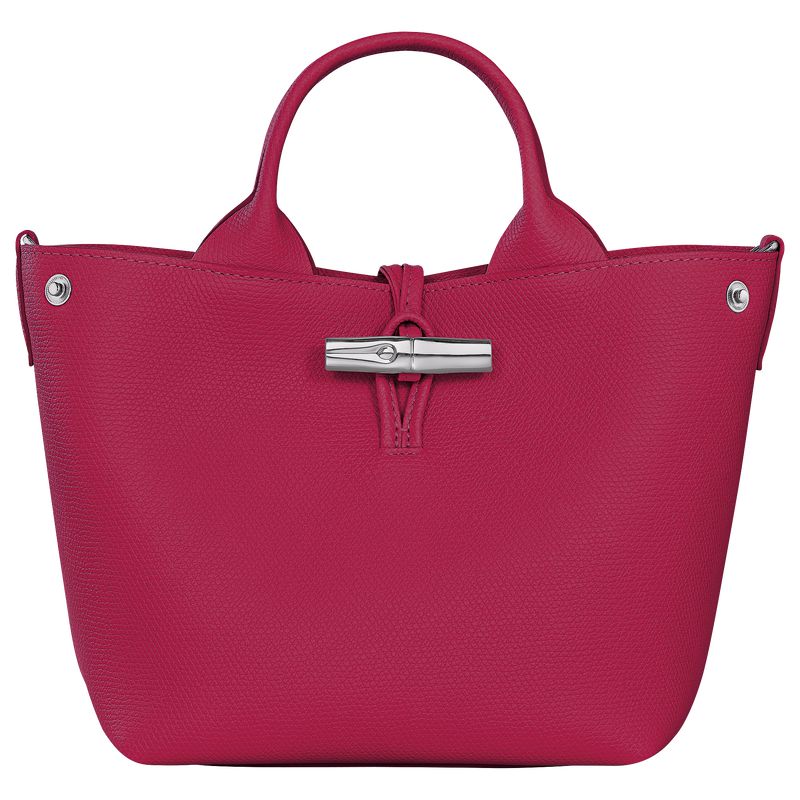 Dark Pink Longchamp Le Roseau S Women Handbag | Ksa-607BJYEGA