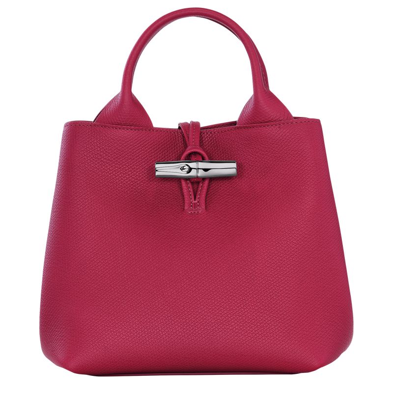Dark Pink Longchamp Le Roseau S Women Handbag | Ksa-607BJYEGA