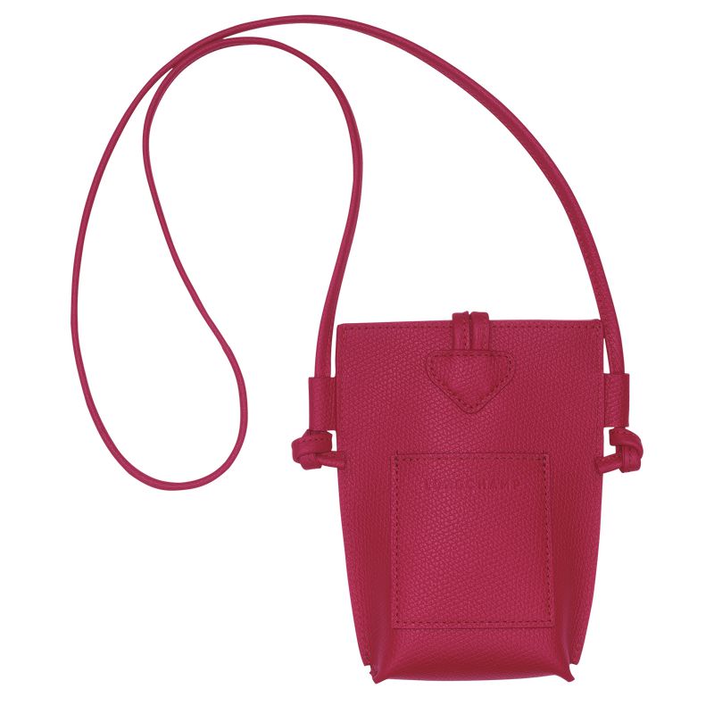 Dark Pink Longchamp Le Roseau Women Phone Case | Ksa-276PSDVOJ