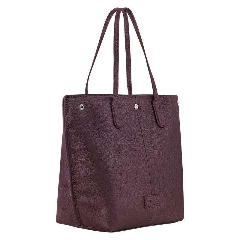 Dark Purple Longchamp Essential L Women Tote Bag | Ksa-705XACTSP