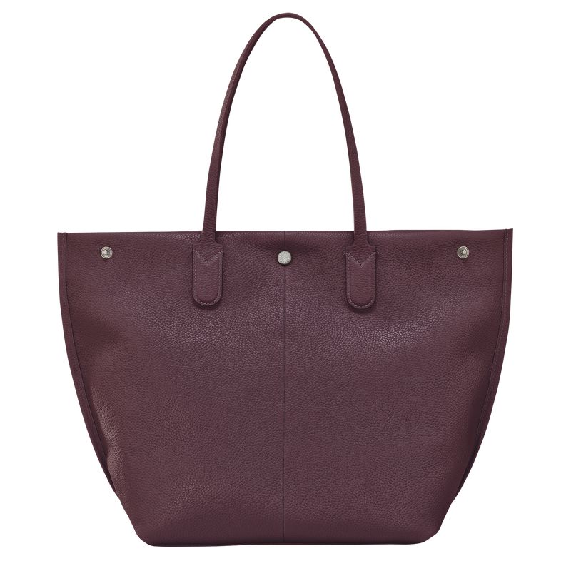Dark Purple Longchamp Essential L Women Tote Bag | Ksa-705XACTSP