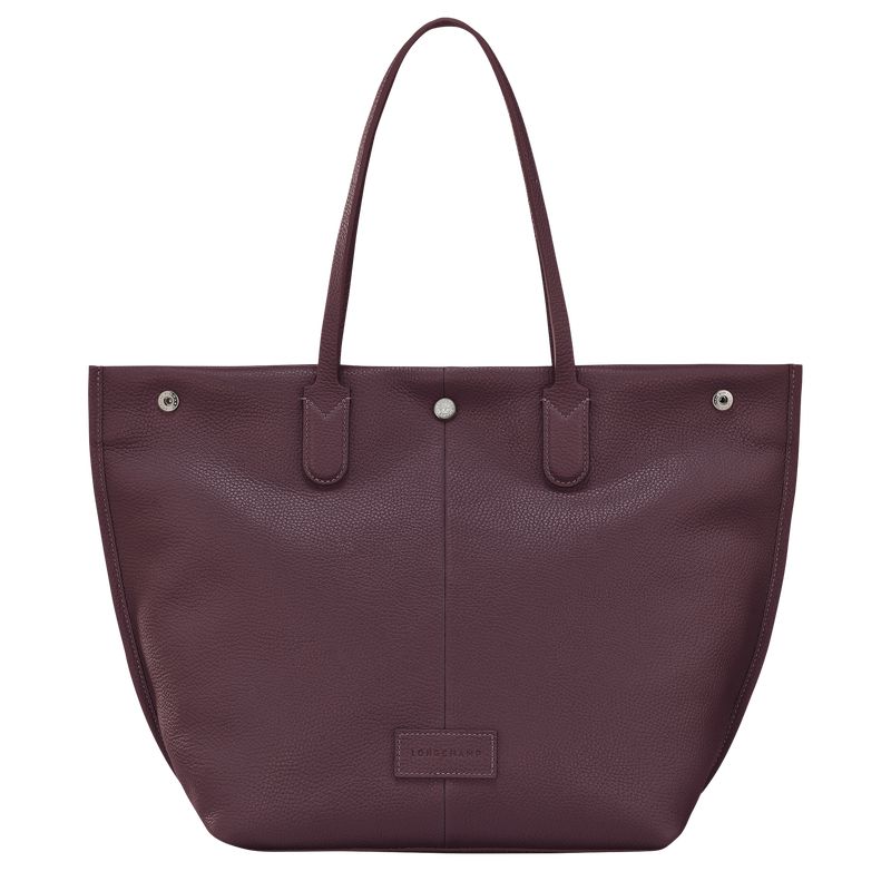 Dark Purple Longchamp Essential L Women Tote Bag | Ksa-705XACTSP