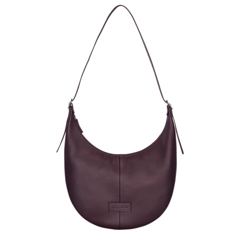 Dark Purple Longchamp Essential L Women Crossbody Bag | Ksa-217NIARST
