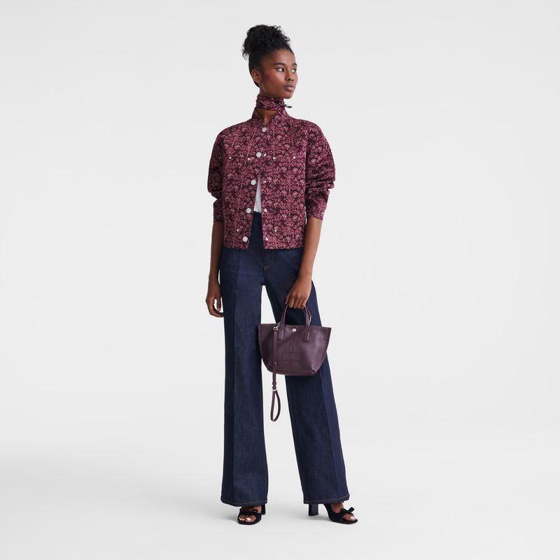 Dark Purple Longchamp Essential Xs Women Handbag | Ksa-561BNTECR