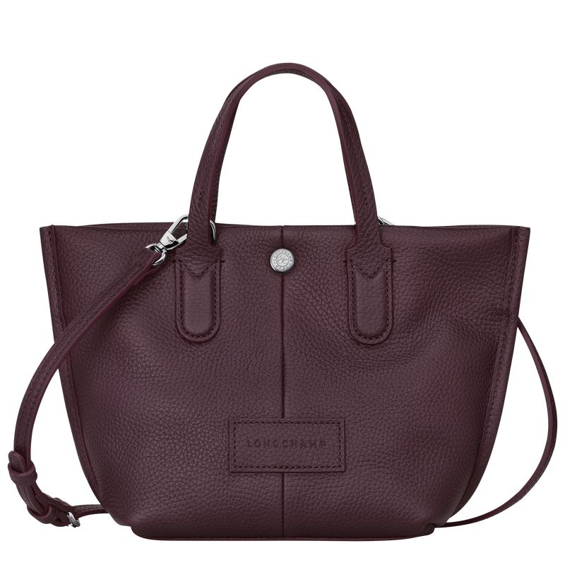 Dark Purple Longchamp Essential Xs Women Handbag | Ksa-561BNTECR