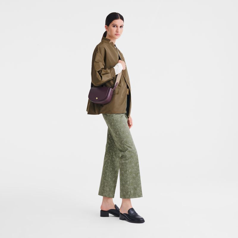 Dark Purple Longchamp Épure S Women Crossbody Bag | Ksa-031ILXOHZ