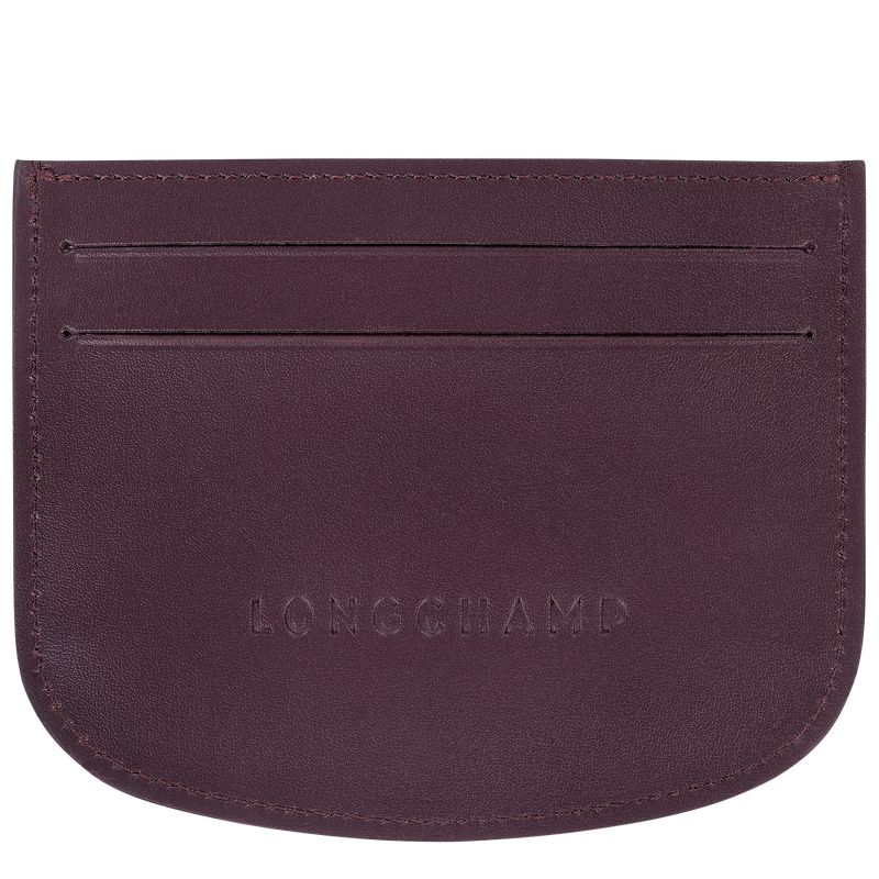 Dark Purple Longchamp Épure Women Card Holder | Ksa-043UVWCBX