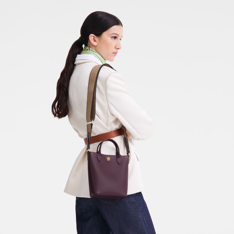 Dark Purple Longchamp Épure Xs Women Tote Bag | Ksa-897BKCWJS
