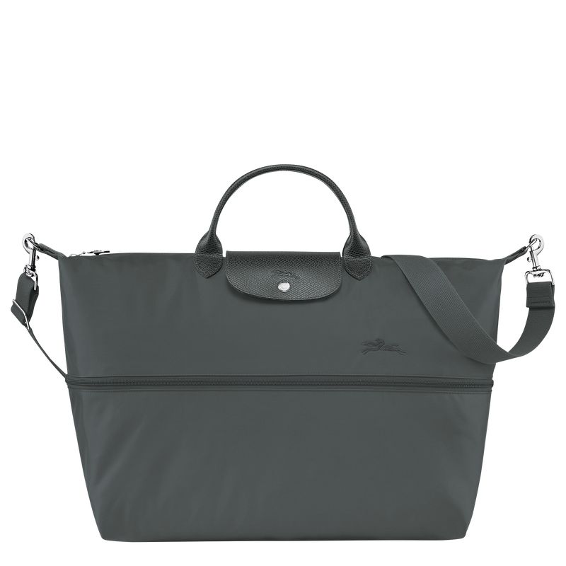 Deep Grey Longchamp Le Pliage Green Expandable Women Travel Bag | Ksa-710JQEWMB