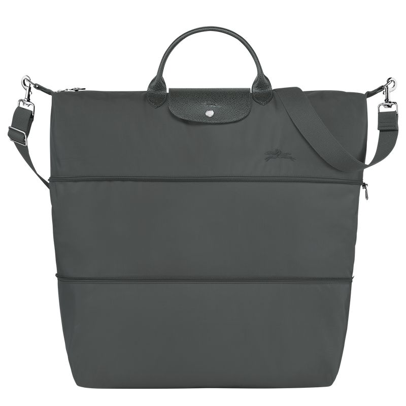 Deep Grey Longchamp Le Pliage Green Expandable Women Travel Bag | Ksa-710JQEWMB