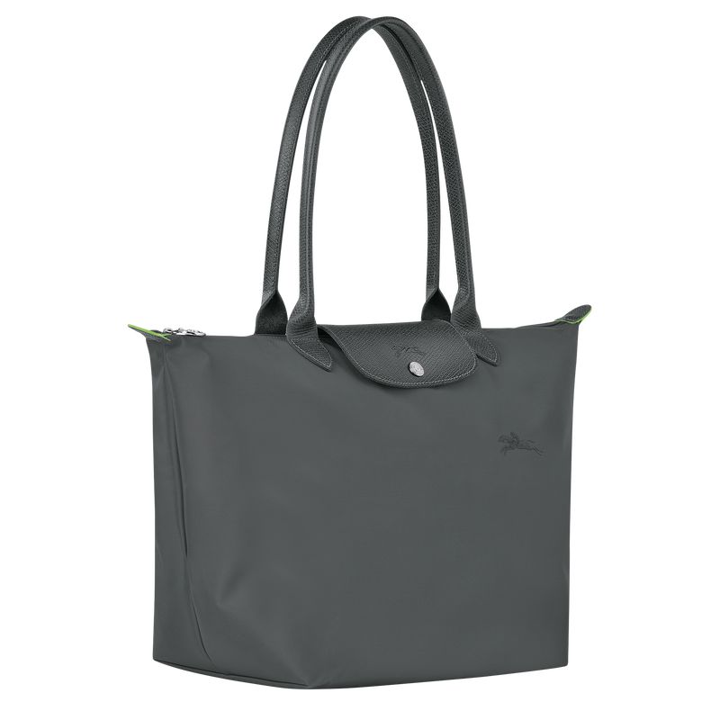 Deep Grey Longchamp Le Pliage Green L Women Tote Bag | Ksa-356WRIQCL