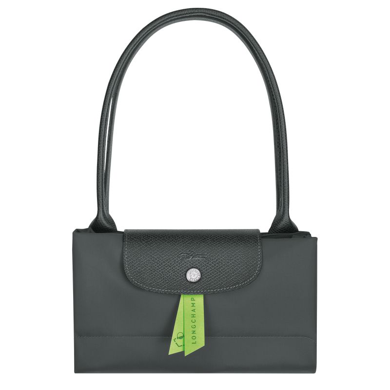 Deep Grey Longchamp Le Pliage Green L Women Tote Bag | Ksa-356WRIQCL