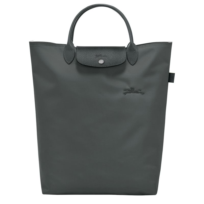 Deep Grey Longchamp Le Pliage Green M Men Tote Bag | Ksa-102SDWXBC