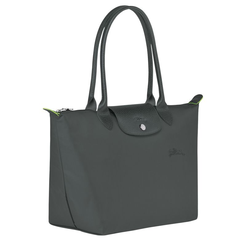 Deep Grey Longchamp Le Pliage Green M Women Tote Bag | Ksa-894DMORCF
