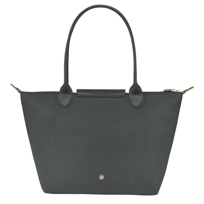 Deep Grey Longchamp Le Pliage Green M Women Tote Bag | Ksa-894DMORCF