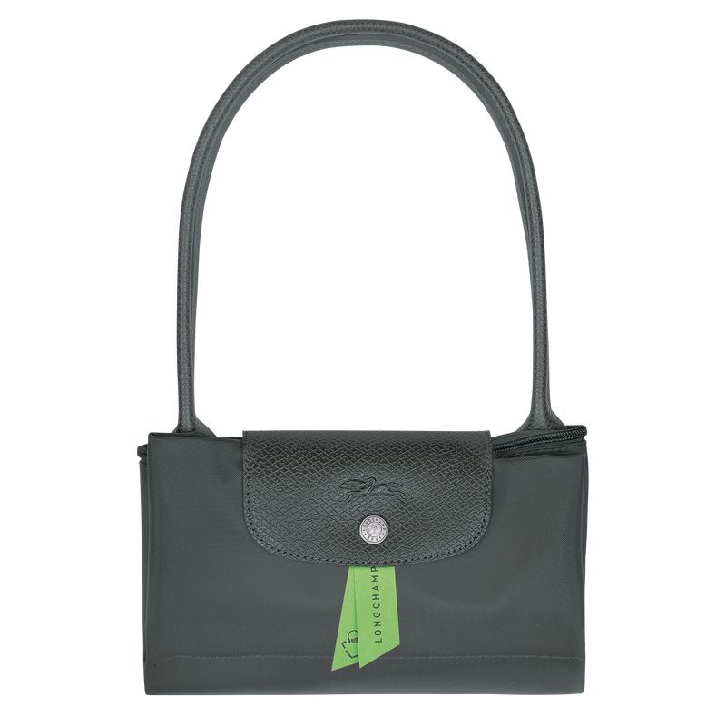 Deep Grey Longchamp Le Pliage Green M Women Tote Bag | Ksa-894DMORCF