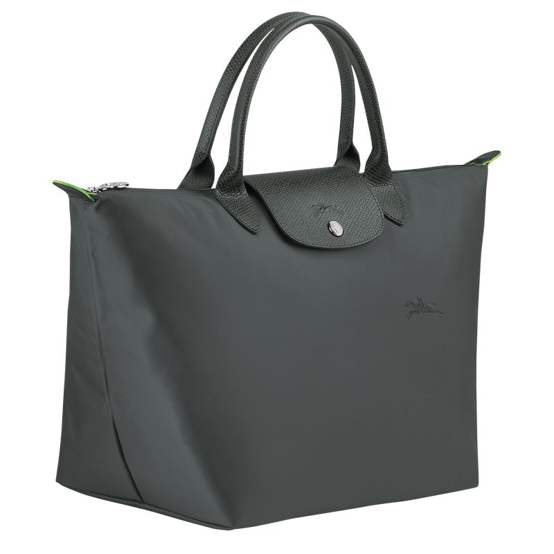Deep Grey Longchamp Le Pliage Green M Women Handbag | Ksa-206RMGAIC