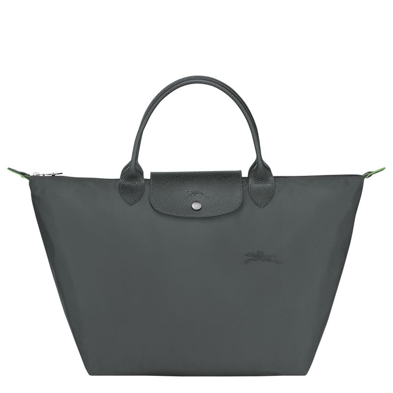 Deep Grey Longchamp Le Pliage Green M Women Handbag | Ksa-206RMGAIC