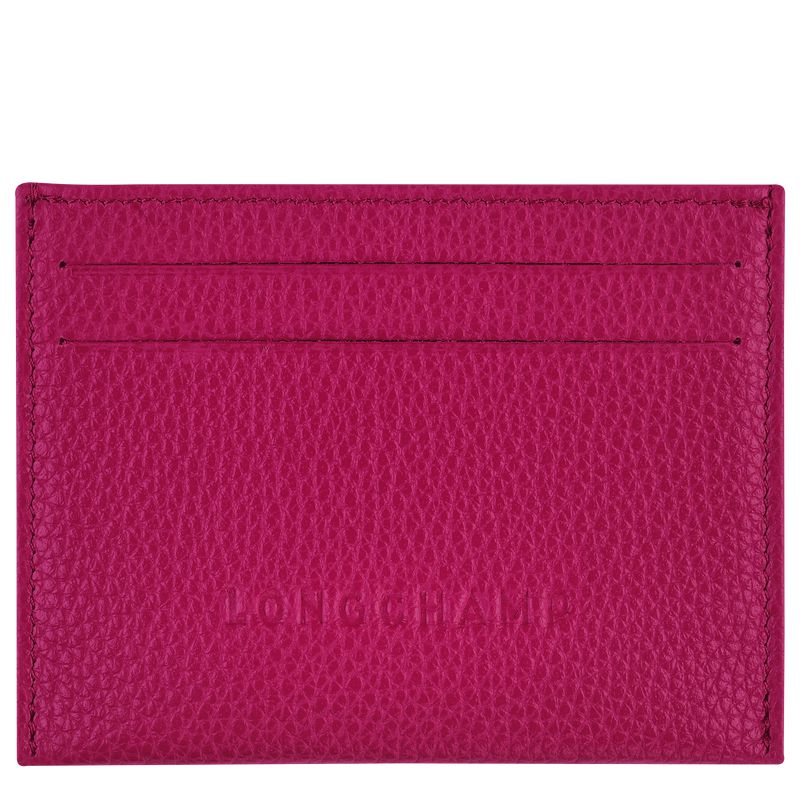 Fuchsia Longchamp Le Foulonné Men Card Holder | Ksa-057PJDZAU
