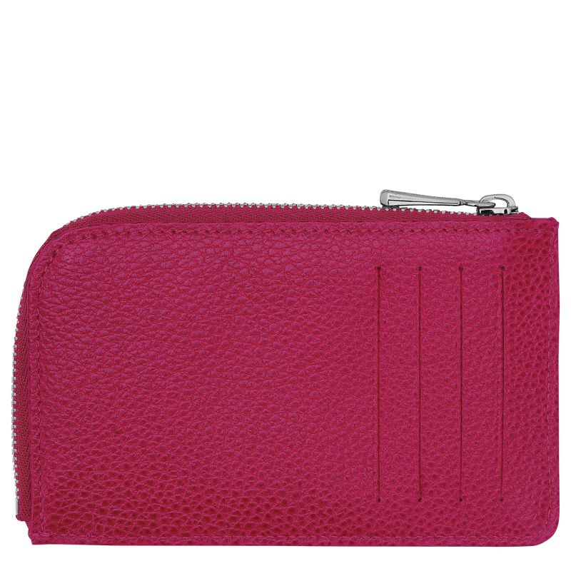 Fuchsia Longchamp Le Foulonné Men Card Holder | Ksa-875IJHODN