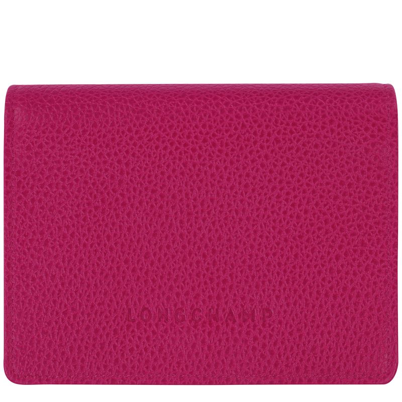 Fuchsia Longchamp Le Foulonné Men Wallet | Ksa-794JUHBGC