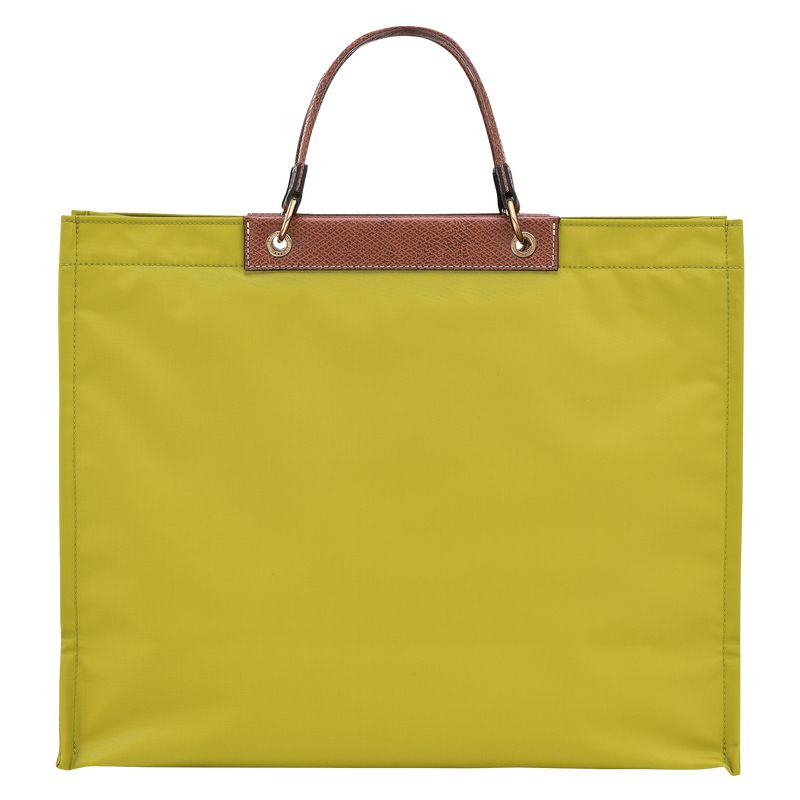 Green Longchamp Cabas L Women Tote Bag | Ksa-581VBDHLG