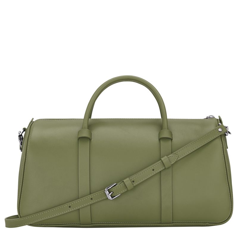 Green Longchamp Daylong L Women Handbag | Ksa-391KIOEDG