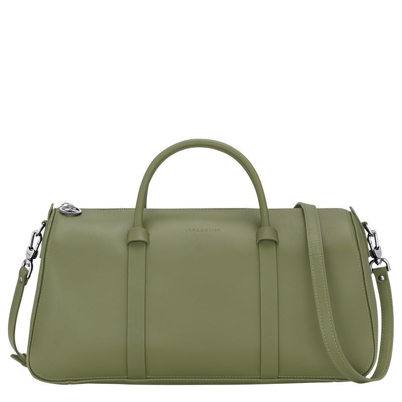 Green Longchamp Daylong L Women Handbag | Ksa-391KIOEDG