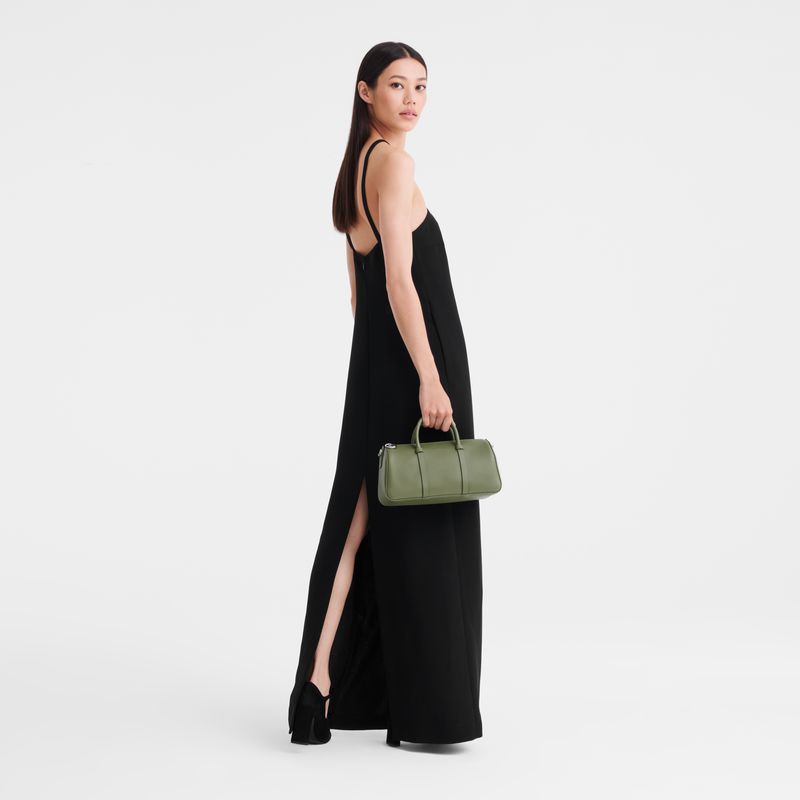 Green Longchamp Daylong M Women Handbag | Ksa-943TIZFSL