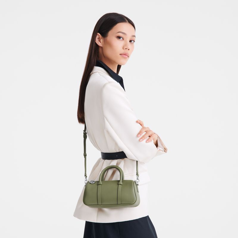 Green Longchamp Daylong S Women Handbag | Ksa-286KCRSJF