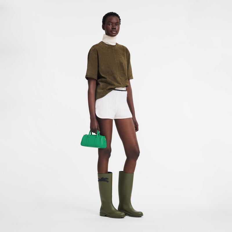 Green Longchamp Daylong S Women Handbag | Ksa-086BXRSKN