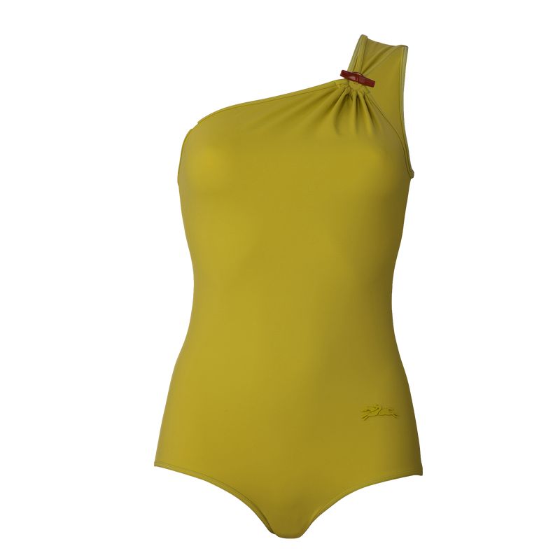 Green Longchamp Jersey Women Swimsuit | Ksa-152HDWFTN