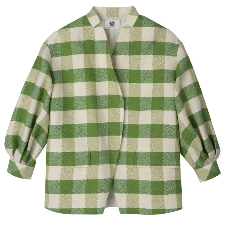 Green Longchamp Kimono Women Jacket | Ksa-238JZFPIE