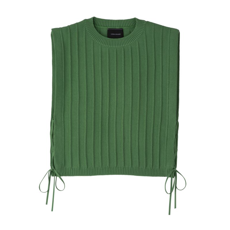 Green Longchamp Knit Women Top | Ksa-293PWBSMG