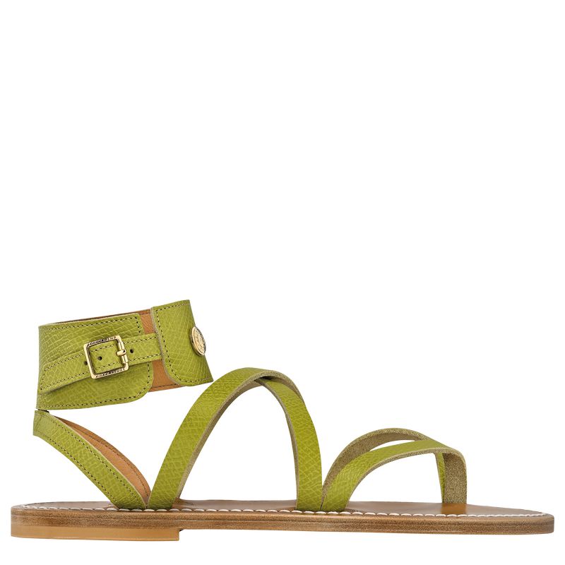 Green Longchamp X K.Jacques Women Sandals | Ksa-490INLEXO