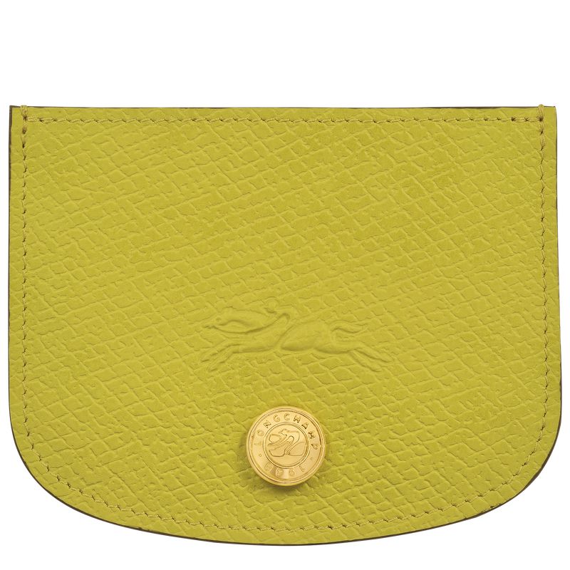 Green Longchamp Épure Men Card Holder | Ksa-678NADPXI