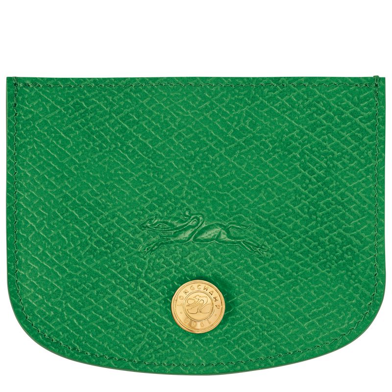 Green Longchamp Épure Men Card Holder | Ksa-013VOAHQB