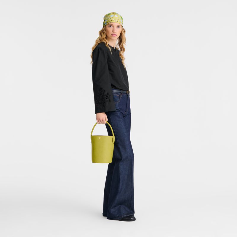 Green Longchamp Épure S Women Bucket Bag | Ksa-460EWOPCN