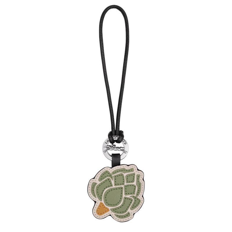 Green / Beige Longchamp Longcharm Men Key Rings | Ksa-564ZUPWAT