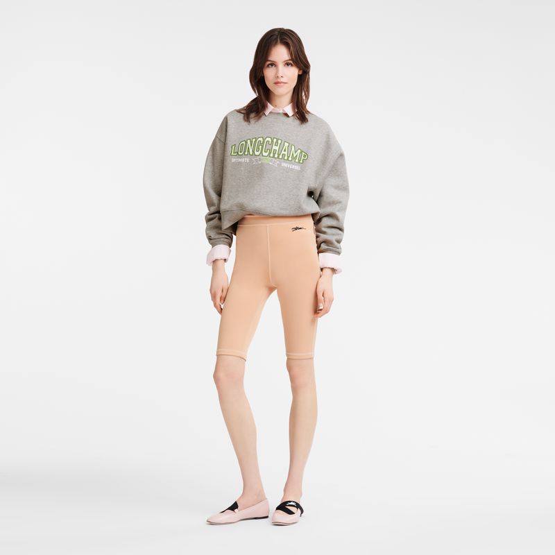 Grey Longchamp Jersey Women Sweatshirt | Ksa-658IDXVNT