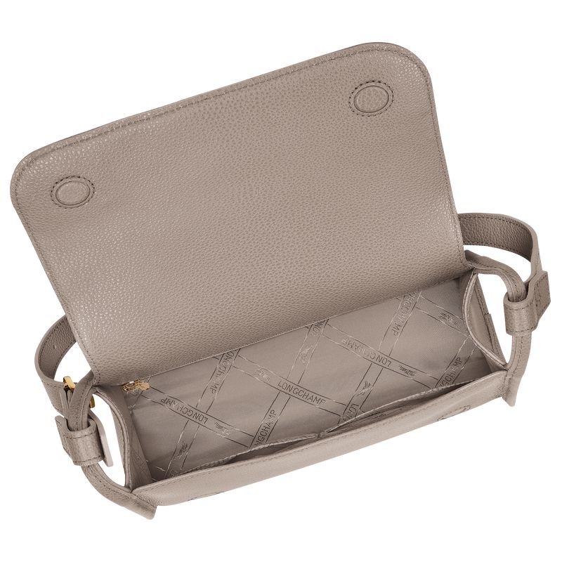 Grey Longchamp Le Foulonné M Women Crossbody Bag | Ksa-916ZKELRJ