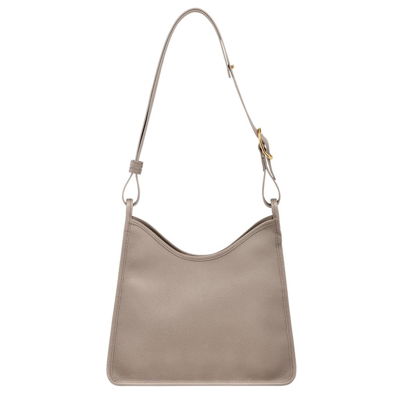 Grey Longchamp Le Foulonné M Women Hobo Bag | Ksa-290BFOVHU
